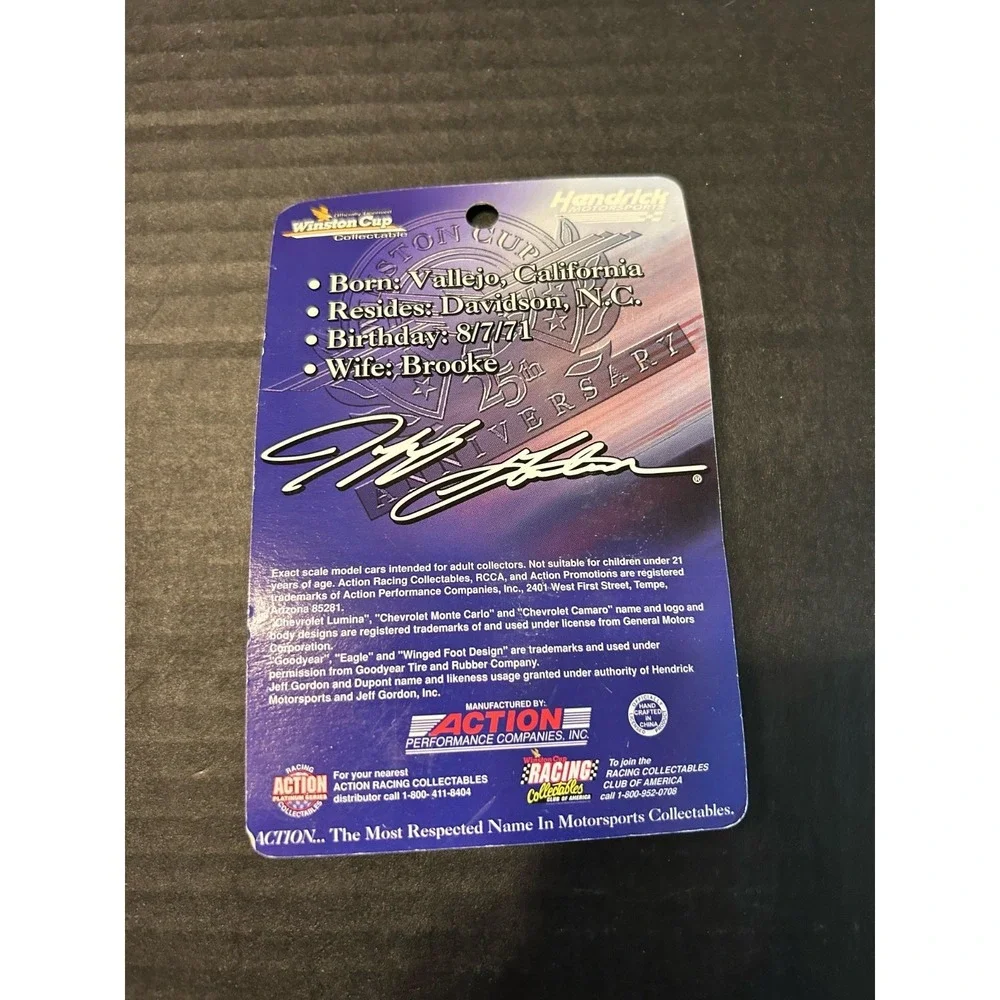 JEFF GORDON 1:64 ACTION 199 #24 DUPONT WINSTON CUP CHAMPION MONTE CARLO SS NIP